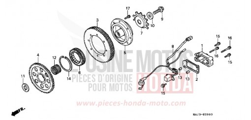 EMBRAYAGE DE DEMARRAGE ST1100V de 1997